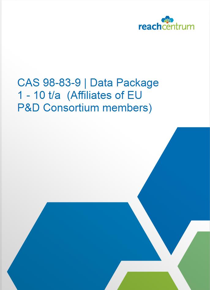 CAS 98-83-9 | Data Package 1 - 10 t/a  (Affiliates of EU P&D Consortium members)
