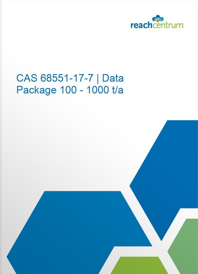 CAS 68551-17-7 | Data Package 100 - 1000 t/a