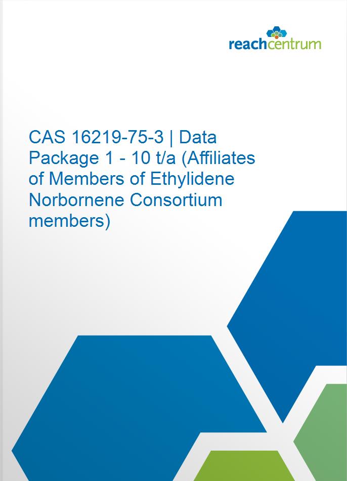 CAS 16219-75-3 | Data Package 1 - 10 t/a (Affiliates of Members of Ethylidene Norbornene Consortium members)