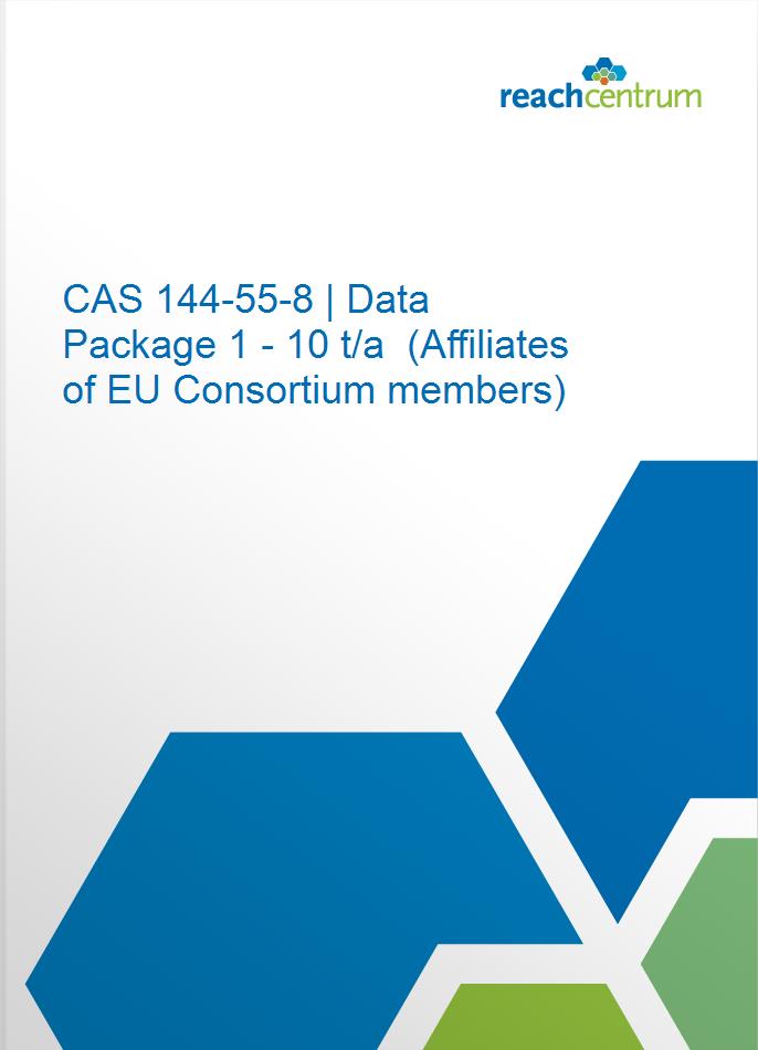 CAS 144-55-8 | Data Package 1 - 10 t/a  (Affiliates of EU Consortium members)