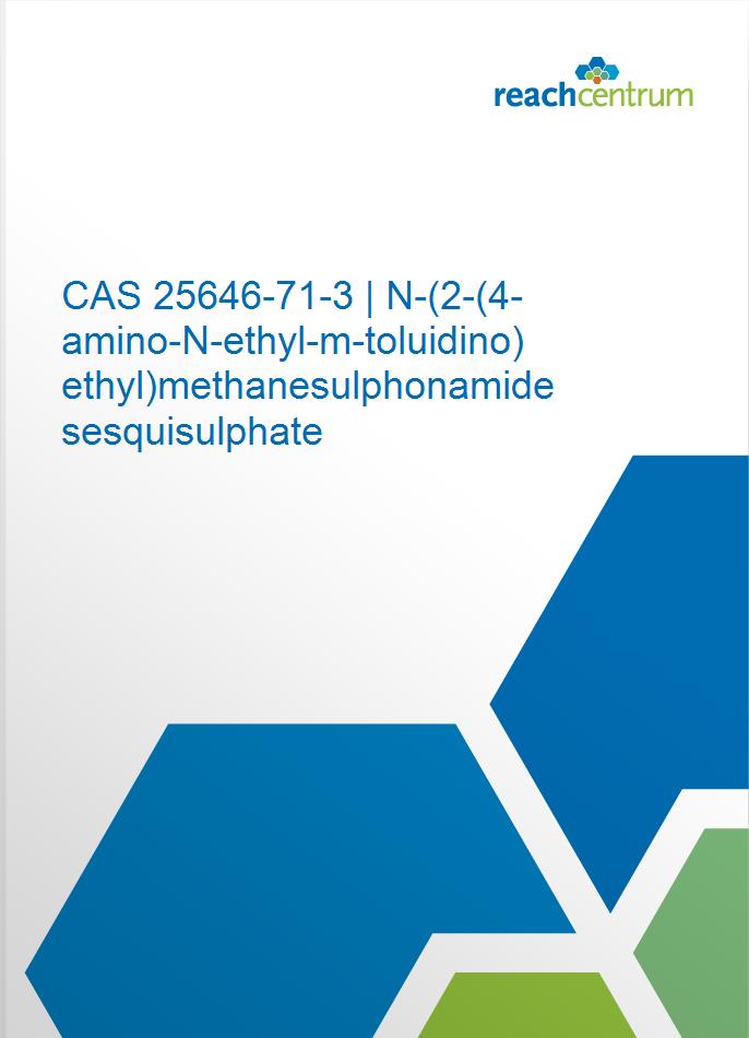CAS 25646-71-3 | N-(2-(4-amino-N-ethyl-m-toluidino)ethyl)methanesulphonamide sesquisulphate