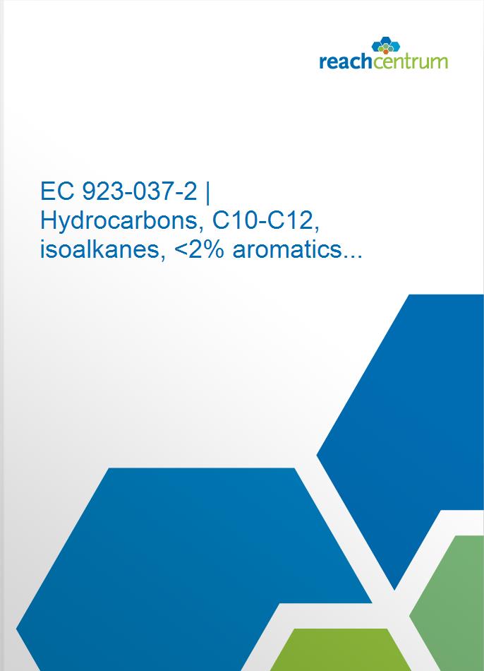 EC 923-037-2 | Hydrocarbons, C10-C12, isoalkanes, <2% aromatics...