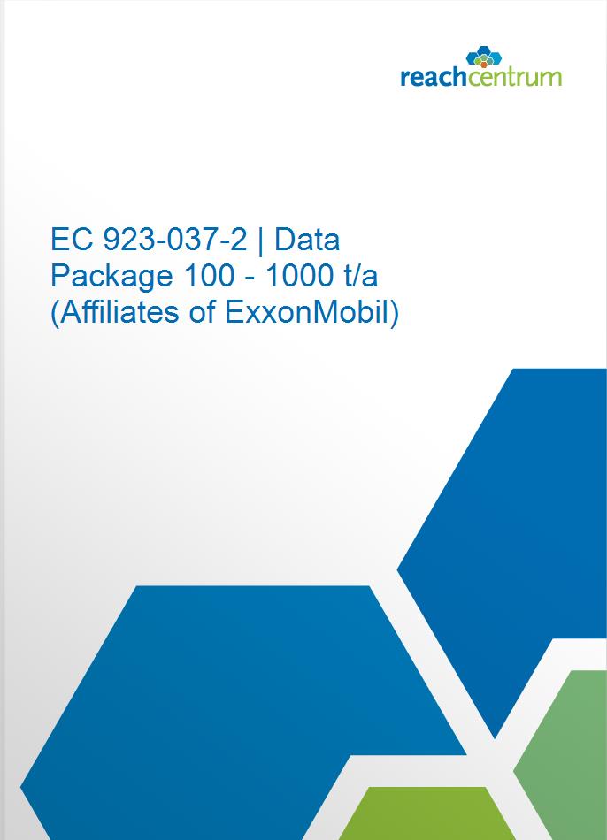 EC 923-037-2 | Data Package 100 - 1000 t/a (Affiliates of ExxonMobil)