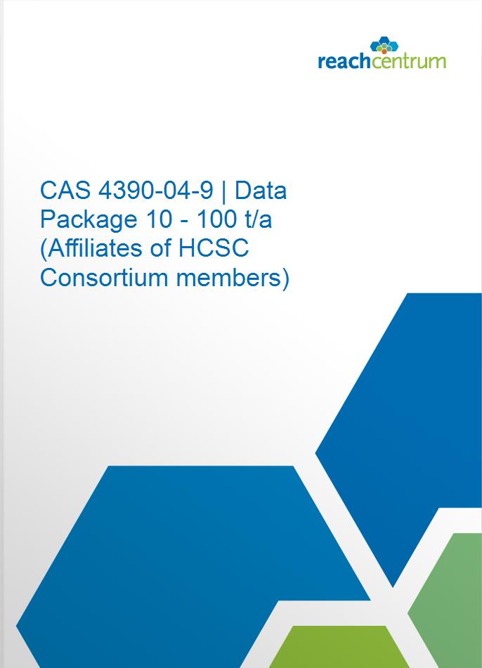 CAS 4390-04-9 | Data Package 10 - 100 t/a (Affiliates of HCSC Consortium members)