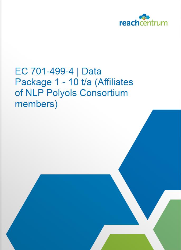 EC 701-499-4 | Data Package 1 - 10 t/a (Affiliates of NLP Polyols Consortium members)
